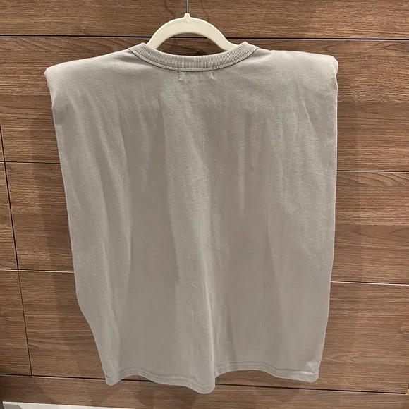 Frankie Shop Eva padded muscle shoulder tee - Picture 4 of 4